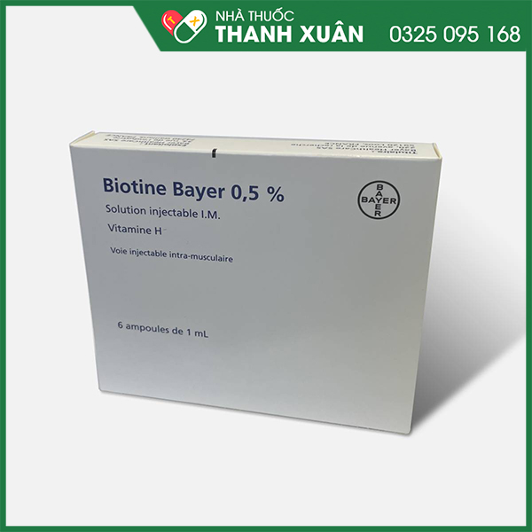 Biotine Bayer 0.5 bổ sung Biotin